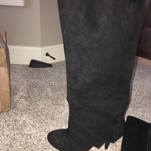 Black Heeled Boots by Fergalicious by Fergie